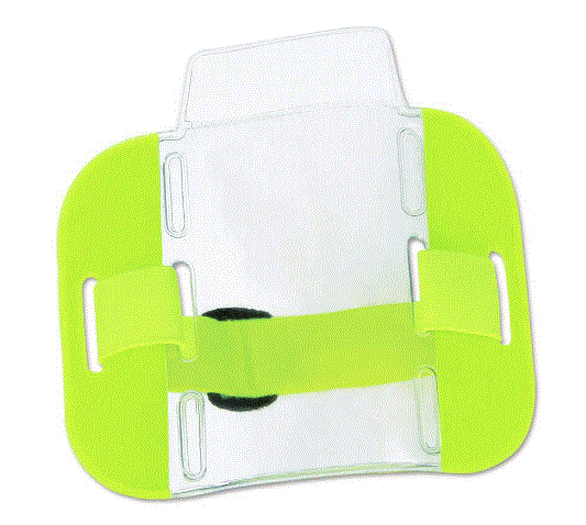 Hi-Vis Adjustable Safety Armband Card Holder - Image 6